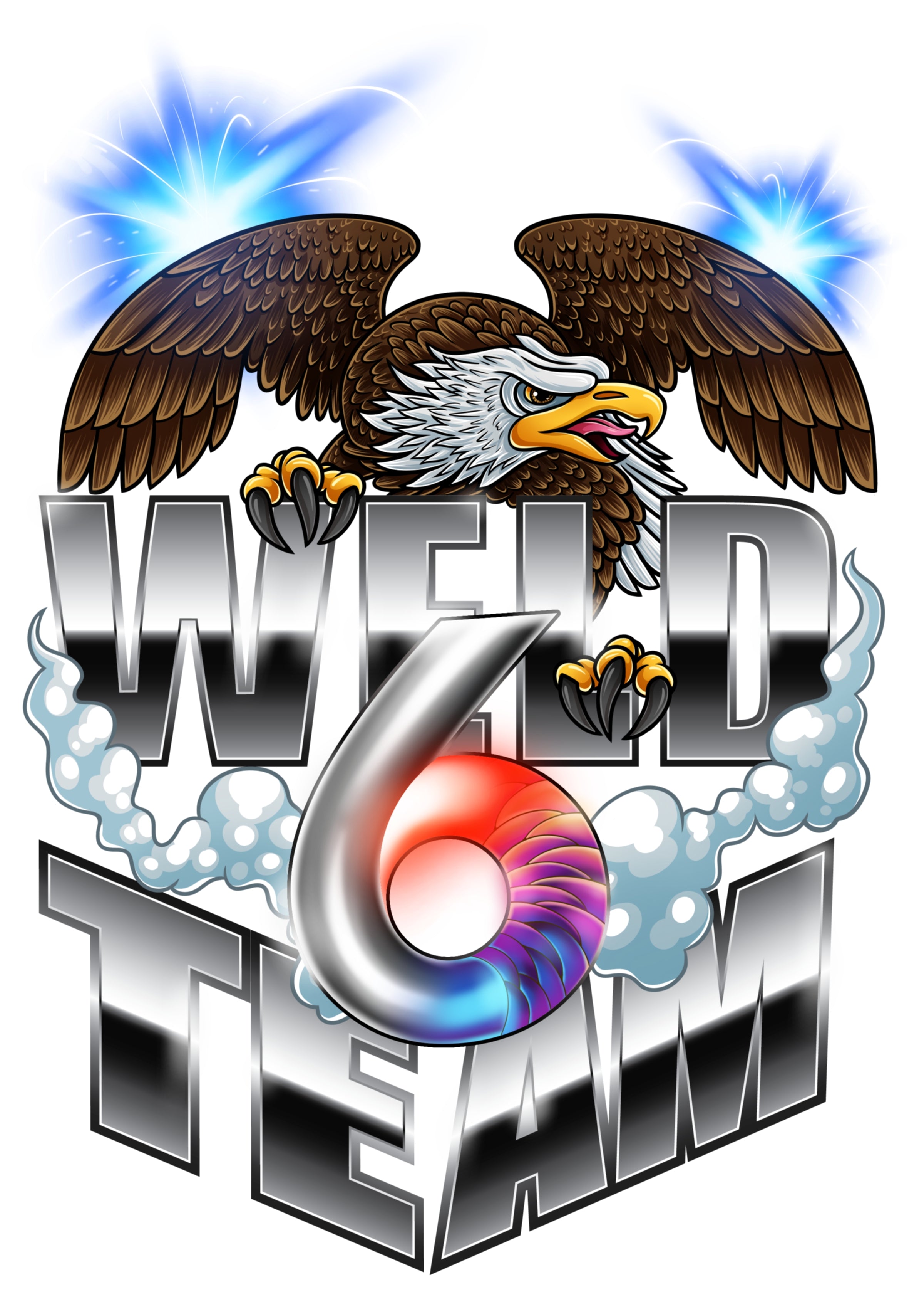 Weld Team 6 OG Logo Sticker